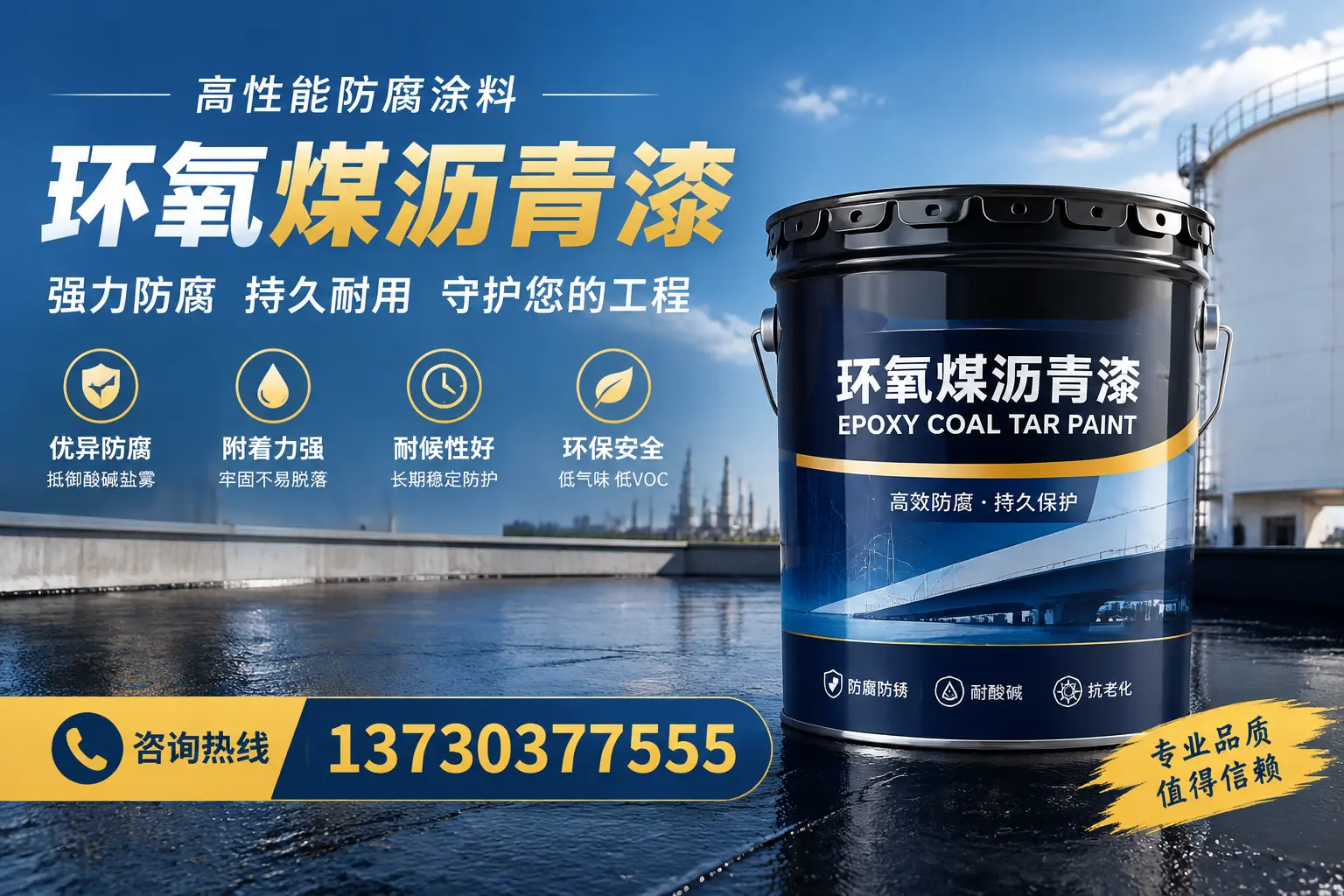 环氧煤沥青漆的耐久性分析，适合本溪的使用场景